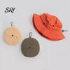 Camping Bucket Hat Foldable Quick-Dry Breathable Mesh Fisherman with Wide Brim Adjustable Windproof Rope Sun Protection Summer