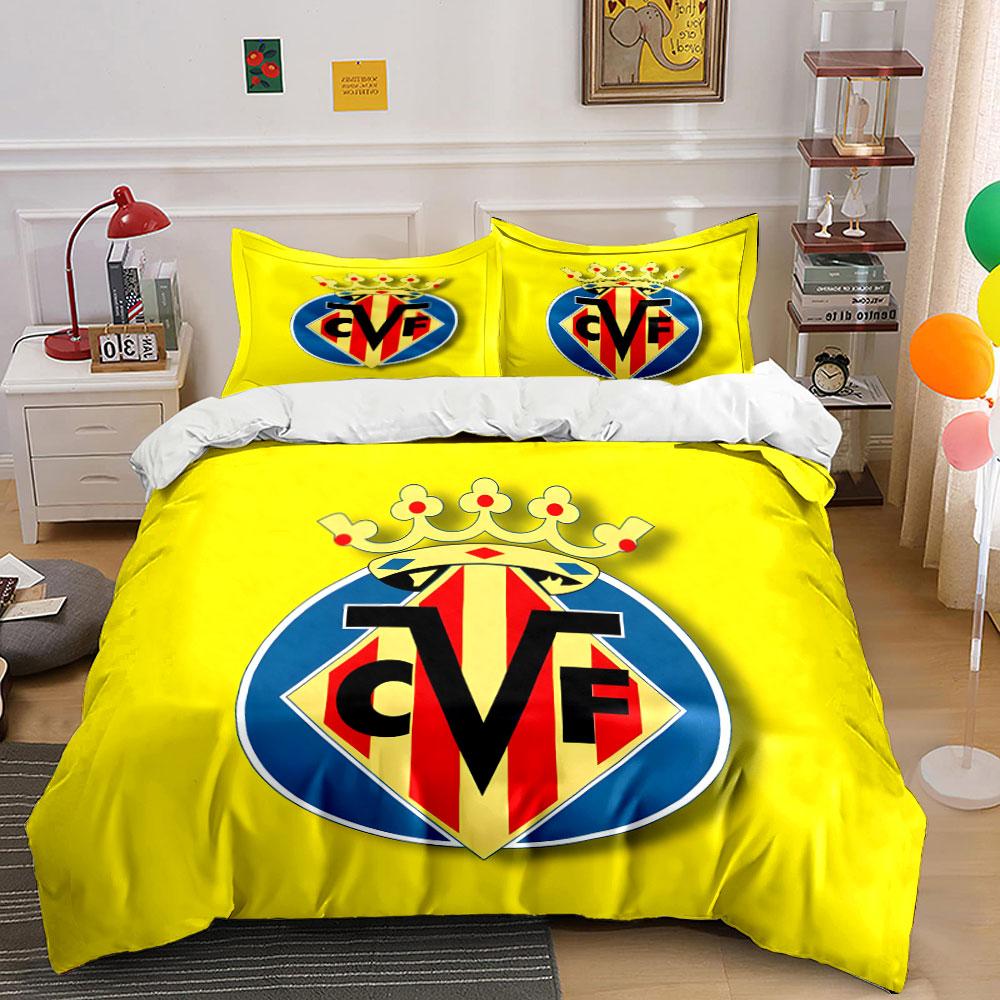 Yellow background, CVF logo. Bedding sets Duvet cover sets Duvet covers Pillowcases(1 * Duvet Cover 2 * Pillowcases without duvet insert)