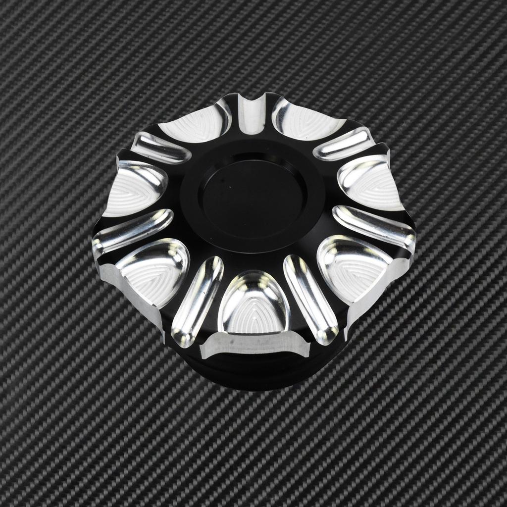 Motorcycle Crown Style Vented Fuel Tank Cap CNC Oil Cap Fuel Gas Tank Cover For Harley Sportster Dyna Softail Touring Road King