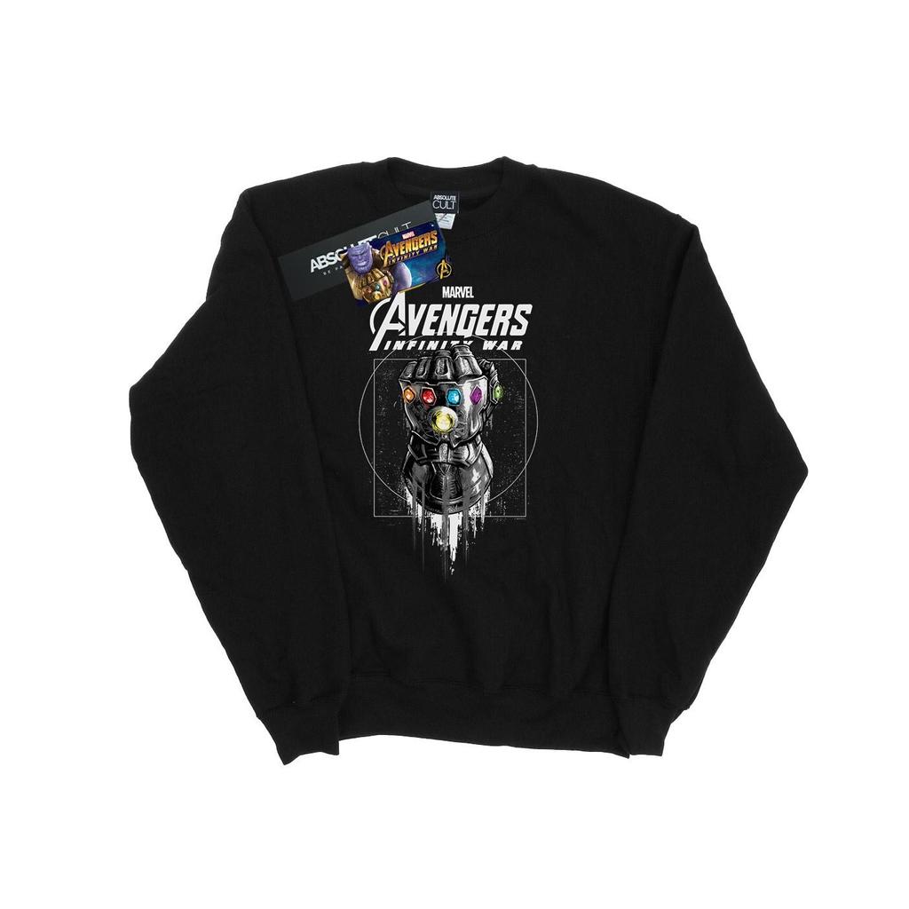 Marvel Womens/Ladies Avengers Infinity War Gauntlet Sweatshirt