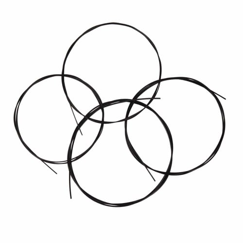 Benkeg Black Ukulele Strings, Nylon, Set of 4