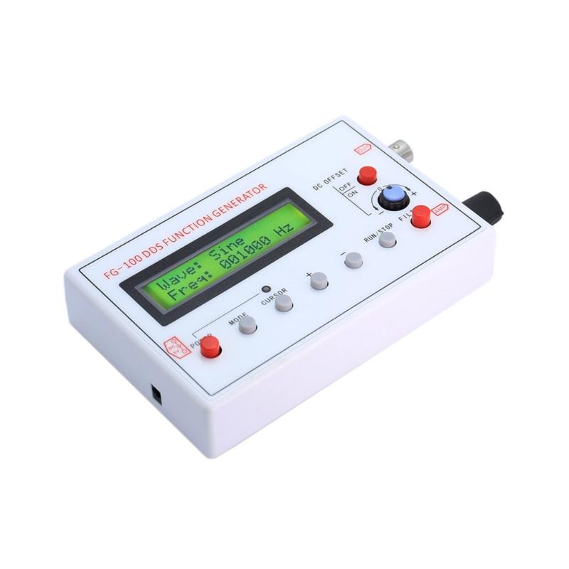 DDS Function Signal Generator 1Hz-500KHz Signal Source Module Generator Meter Sine Square Triangle Sawtooth Waveform