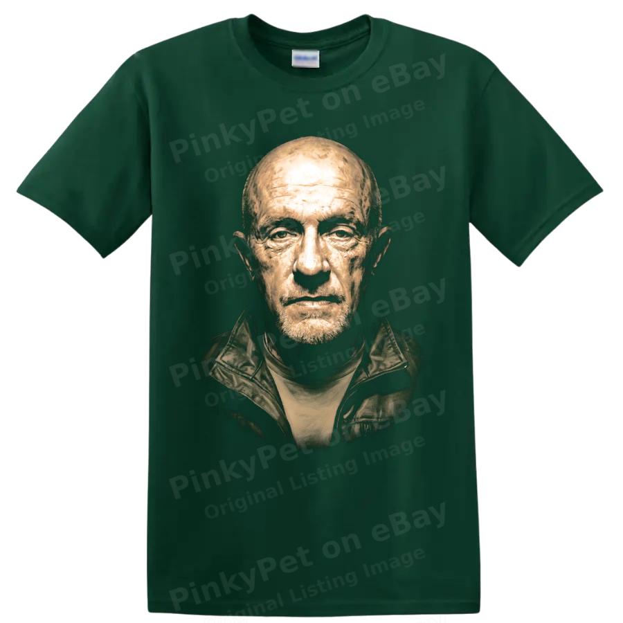 Mike Ehrmantraut Breaking Bad Better Call Saul Portrait Graphic T Shirt Fan Tee