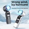 Outdoor Portable Hanging Neck Fan 180 Degree Foldable Mini Fan Handheld High-speed Powerful Turbo Fan