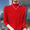 Cozy Mink Velvet Knitted Turtleneck Sweater - Soft, Warm, Loose-Fit for Autumn/Winter