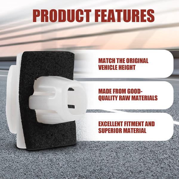100-Piece White Plastic Car Door Seal Clips for Ben