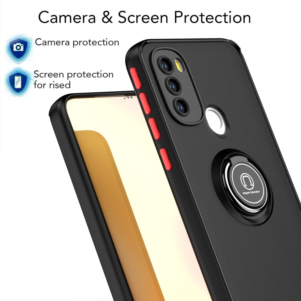 Противоударный чехол-кольцо-подставка для Motorola g31 g41 Чехол для Moto G31 G41 Бронированный чехол с магнитной кольцевой подставкой