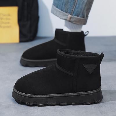 Женские мягкие эластичные зимние теплые утепленные сноубутсы на толстой подошве, нескользящие, износостойкие, для активного отдыха на открытом воздухе, спортивные хлопковые ботинки