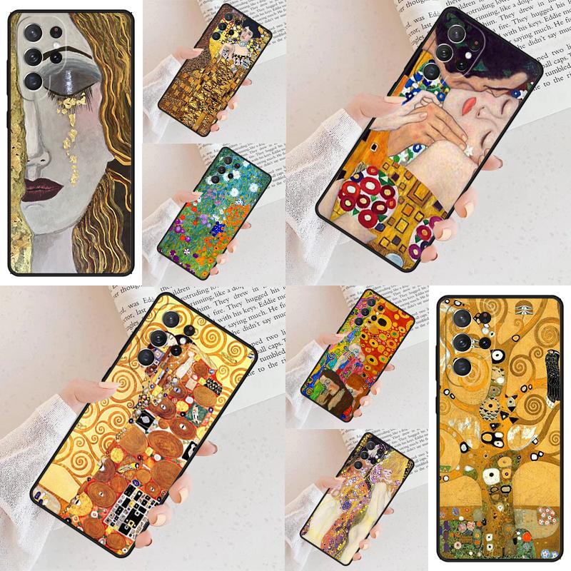 Абстрактная картина Густава Климта Чехол для телефона Samsung Galaxy S26 Ultra S25 S24 S23 S22 S21 S20 Note10
