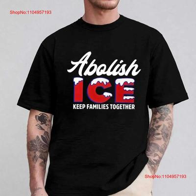 Отменить ICE Сохранить семью вместе Иммигранты не преступники Футболка винтажная стираная удобная уличная одежда унисекс