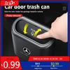 GLC GLB Car Interior Storage Case Trash Bin Can Dustbin Accessories For Mercedes Benz W202 W212 W126 W140 W168 W177 CLS GLE GLC
