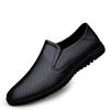 Мужская обувь из натуральной кожи, модные новинки 2024 года, повседневные туфли без застежек, мужские мокасины, итальянские черные мужские туфли для вождения, кроссовки
