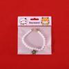 Floral Pet Necklace With Pearl Zircon Accents Cats Small Dogs - Birthday Wedding Party Accessory