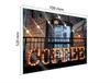 Glass stovetop protector 70x52 Coffee