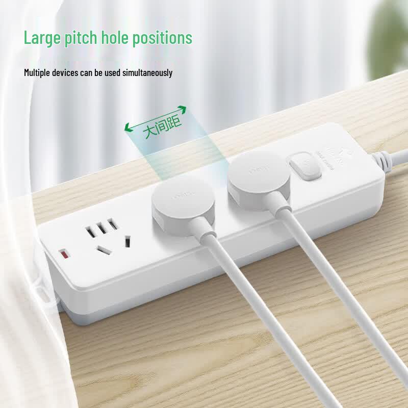 BULL GN-212 3-Outlet Power Strip with Master Switch