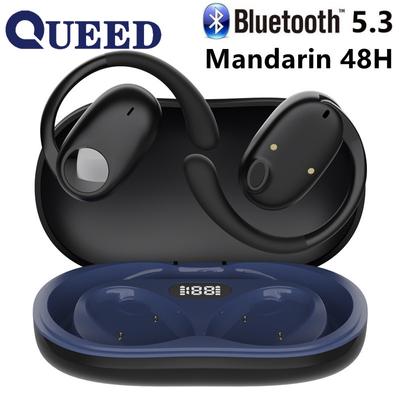 Беспроводная Bluetooth-гарнитура с экраном и шумоподавлением, подвесная открытая Bluetooth-гарнитура с открыванием ушей