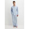 Пижамная рубашка и брюки из хлопка HM светло-голубого цвета