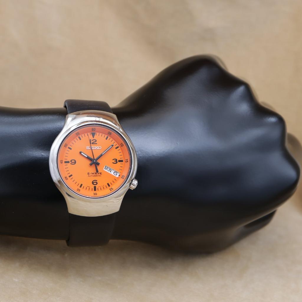 SEIKO Редкий ретро-автомат 38мм 1997 г. Рабочее состояние CH693 SKX261K/ 7S26-0110 S-Wave Мужские [6-месячная гарантия]