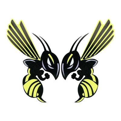 Наклейки пчелы для стекла забавные наклейки с царапинами на авто оса автомобильные аксессуары для бампера автомобильные фары окна холодильник мебель стена