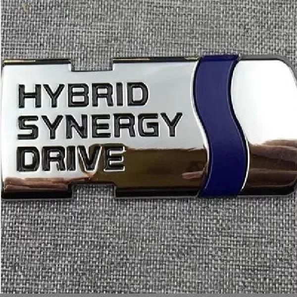 1 шт. 3D металлический значок Для Toyota Camry гибридный автомобиль логотип HYBRID наклейка на автомобиль слово логотип задний хвост модификация наклейка автомобильные аксессуары