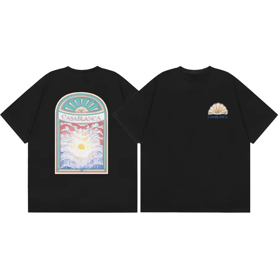 Arch Art Y2k Retro Trend Light Luxury Tshirt 100 Cotton Graphic Tee Unisex Unisex Summer Streetwear