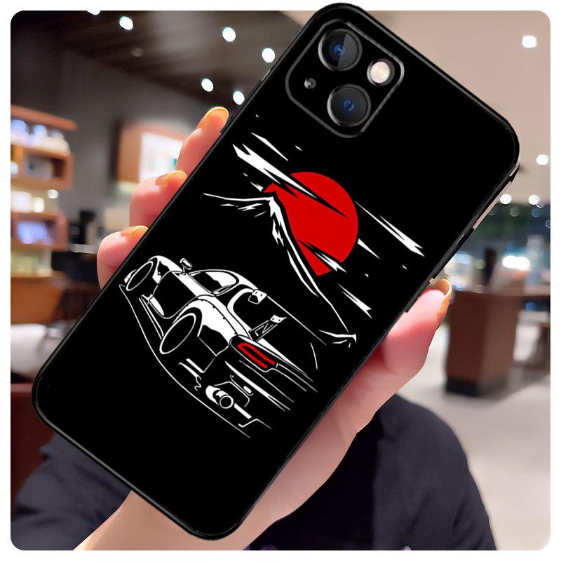 Япония JDM Спортивные Автомобили Мужской Мужчины Чехол Для iPhone 13 Pro Max 16 15 11 12 14 17 Pro Max mini 15 16 Plus 16e 17 Air Чехол Для Телефона