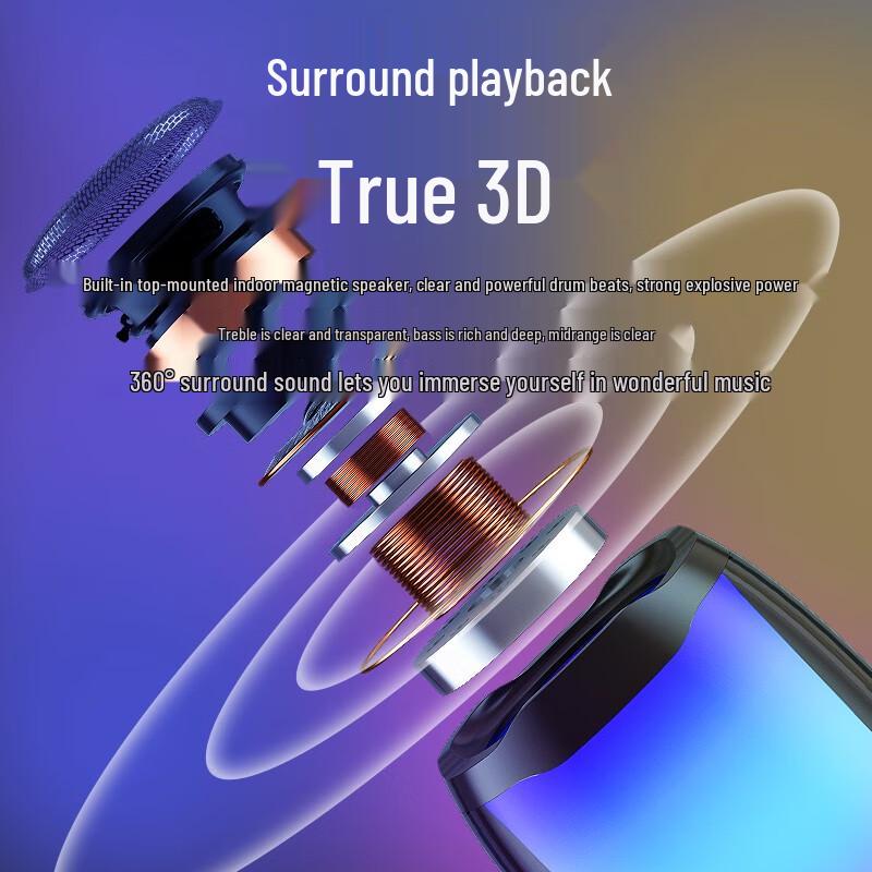 Newman BT56 Full-Screen Colorful Bluetooth Speaker