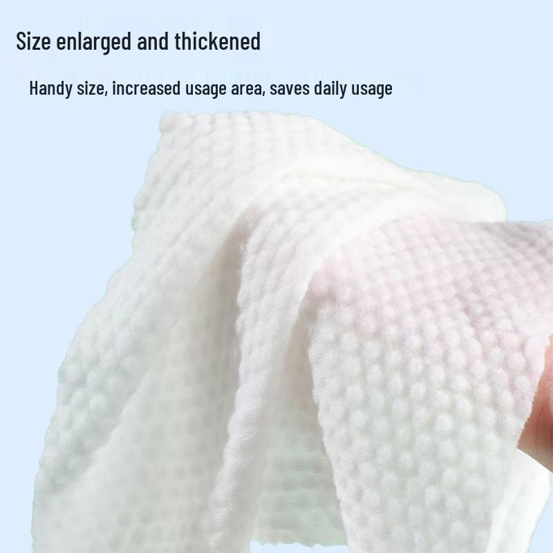 100% Cotton Disposable Baby Face Washcloth - Hanging, Thick, Soft Towel