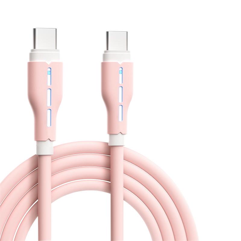 Быстрое зарядное устройство 120 Вт двойного типа Type-C для Apple 15/16, Huawei, Vivo, Oppo, телефонов - Совместимость с зарядкой 6A.