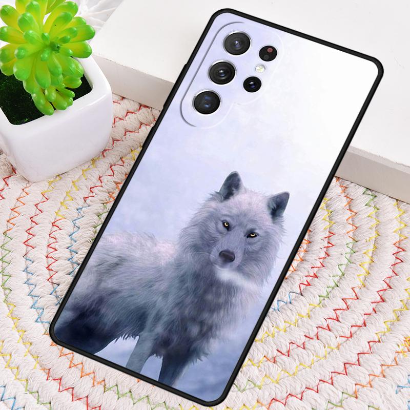Чехол для телефона Animal The Wolf Howl print для Samsung Galaxy note 10 pro S26 Ultra S23 S24 FE S25 S21 S22 PLUS ударопрочный