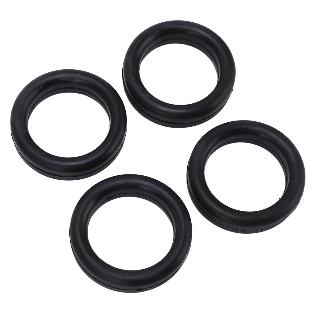 4Pcs 2inch O Ring BR554 Exhaust Hanger Black Noise Reduction Long Lasting Exhaust Hanger O Ring for Vehicles