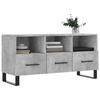 VidaXL TV Cabinet Concrete Grey 102x36x50 Cm Engineered Wood 829064