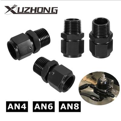 AN4 AN6 AN8 Топливная система Прямой адаптер Фитинг с внутренней резьбой на 1/4NPT 1/2NPT 1/8 NPT 3/8NPT Мужской Поворотный адаптер Алюминий Черный