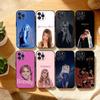 Милый Чехол Для Телефона B-Britney Lucky S-Spears Для iPhone17,16,15,14,13,12Plus,Pro Max,XS,5G Мягкий Силиконовый Черный Чехол