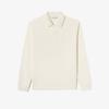 [lacoste] Men's Ribbed Long-Sleeve Polo Shirt PH262E-55NXFJ