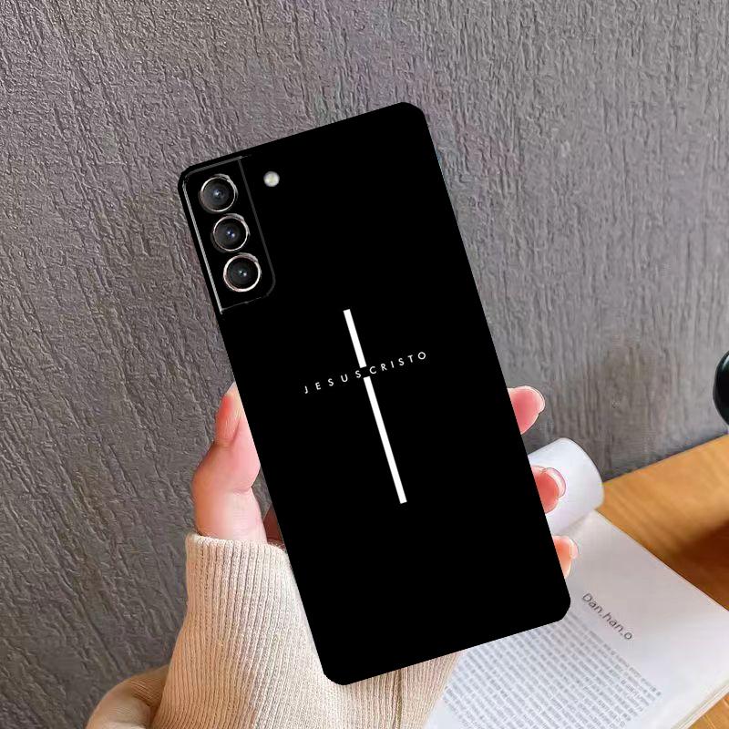 Стих из Христианской Библии Чехол для телефона Иисус Для Samsung Galaxy S25 S26 Ultra S20 S21 S22 S23 S24 Plus S10 S25 FE Задняя крышка
