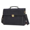 Genuine Leather Men's Briefcase Business Vintage Tote Computer Bag Men's Crazy Horse Leather Multifunctional Bag for Men