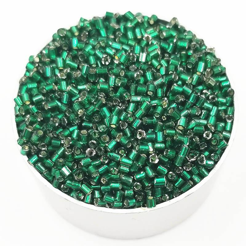 цилиндрические стеклянные бусы для рукоделия диаметр 2мм,1000шт,15цветов.