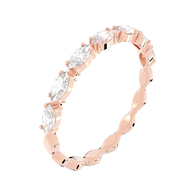 Swarovski Кольца Vittore из искусственного кристалла для женщин, покрытие цвета розового золота