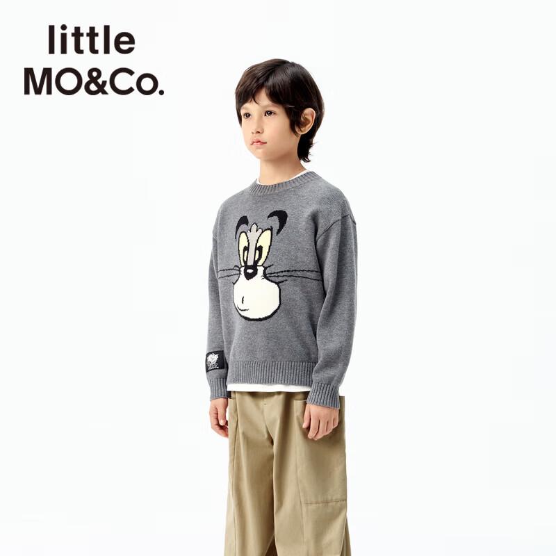 little MO&Co. Tom and Jerry Collaboration Kids' Girls' Cartoon Wool Sweater
