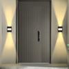 Modern new LED outdoor aluminum wall lamp waterproof porch garden balcony wall lamp indoor and outdoor light