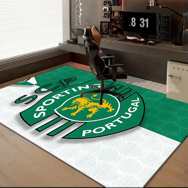 Sporting Cp Crest Emblem Rug Office Floor Mat - Machine Washable for Bedroom, bedroom, livingroom, Room Decor Fan Gifts Christmas