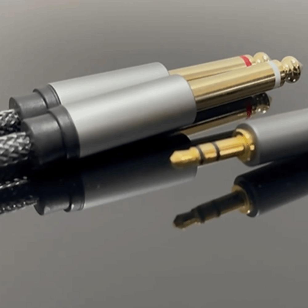 2 in 1 3.5mm To 2 6.35mm Audio Cable Dual Channel 3.5mm Jack To 6.5mm Jack Cable Audio Accessories