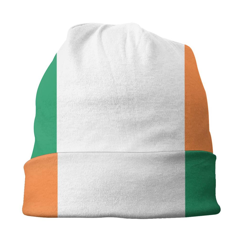 Flag Of Ireland Slouchy Beanie Unisex Women Custom Hippie Winter Warm Skullies Beanies Hat Adult Knitted Bonnet Cap