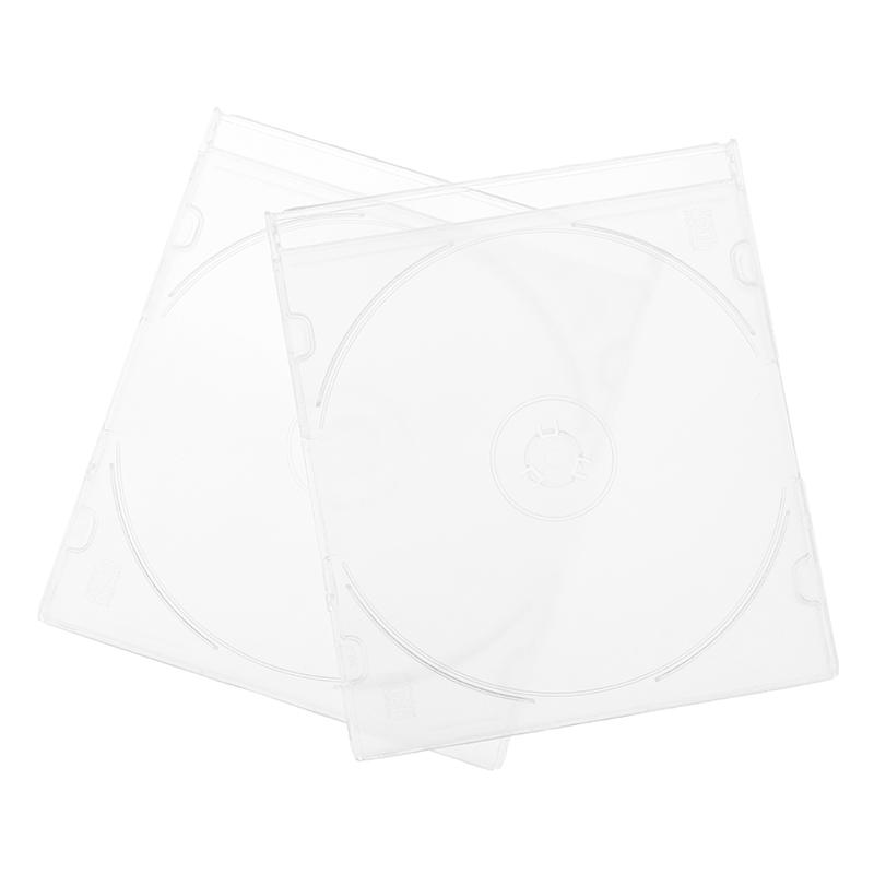 Чехол для хранения компакт-дисков Прозрачная подставка Акриловые держатели для компакт-дисков Держатель для хранения DVD Прозрачный