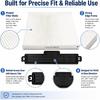 68406048AA Cabin Air Filter and Access Door Fits for Dodge Ram 1500 2500 | 3500 4500 5500, Replaces 68318365AA 68052292AA