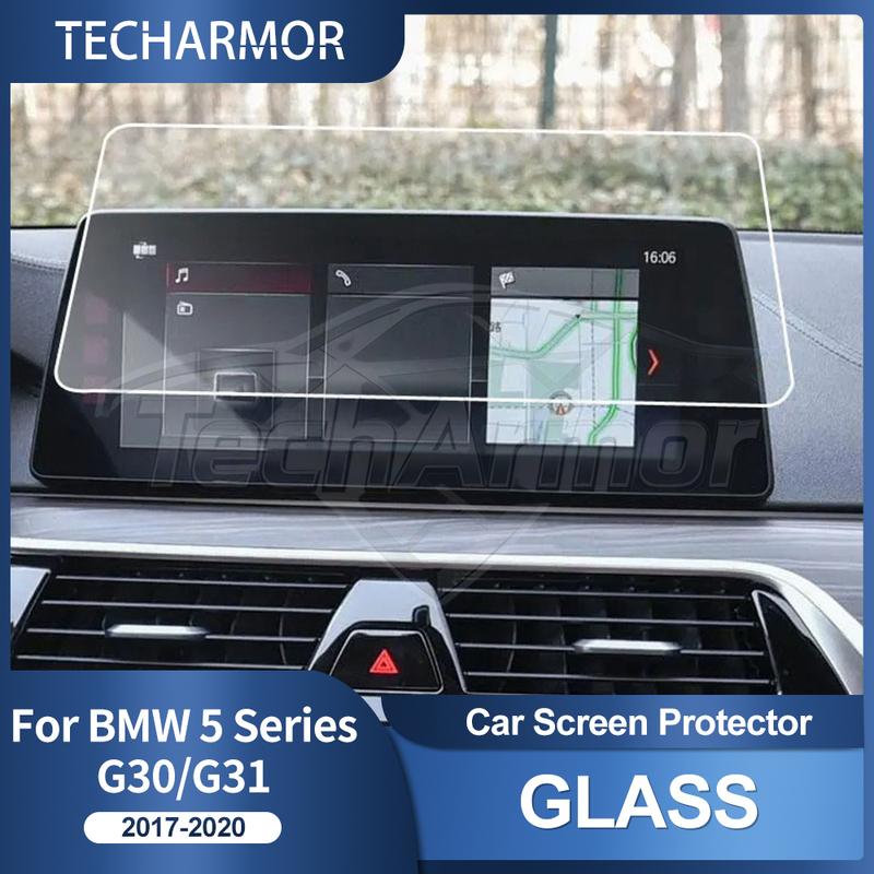 Car Tempered Glass Protective Film For BMW 5 Series G30 G31 2017-20 Auto GPS Navigation Screen Protector Display Accessories