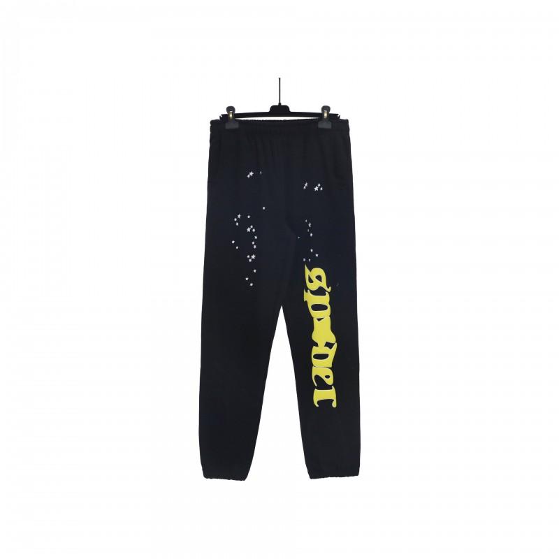 Mens Spiderweb Print Hooded Sweatshirt Casual Jogger Pants Set - Loose Fit Cotton Blend Streetwear Teens
