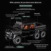1/20 Mercedes Benz AMG G63 6X6 Внедорожник из сплава Металлическая литая модель автомобиля Звук и свет Большой подарок для взрослого Парню Коллекция