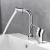 Bathroom Washbasin Faucet Double Hole° Rotating Sink Water Taps Kitchen Cold And Hot Mixer Water Tap Bathroom Faucet